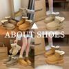 Winter Warm Snow Boots for Women Non-Slip Chunky Platform Ankle Booties Shoes Women's Faux Fur Lining Comfortable Faux Suede Short Boots With Zipper