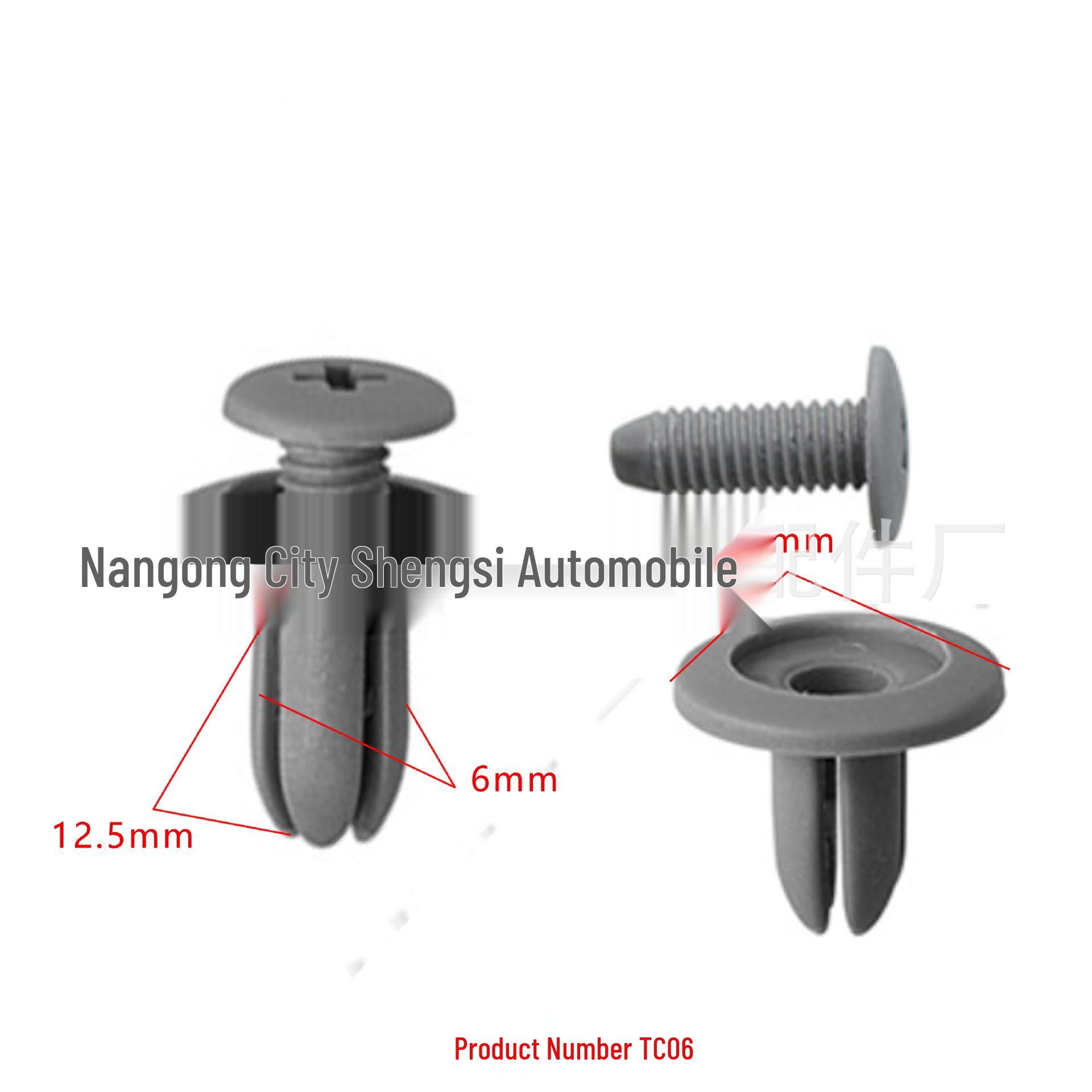 

Universal Nylon Car Mudguard Liner Push Rivet Clips 10000 pieces