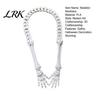 Halloween Necklace Gothic Skeleton Hand Necklace, Punk Cosplay Skull Claw Palm Choker, Costume Jewelry for Men Women