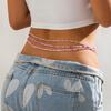 Colorful Belly Chain Body Jewelry Body Chain Jewelry Summer Rice Bead Waist Chain  Girls