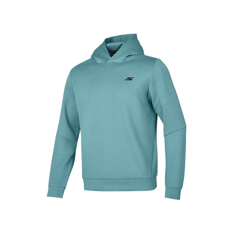 Skechers Basic Sports Series Fashion Versatile Comfortable Solid Color Sweatshirt Men tops P322M037-01EM S