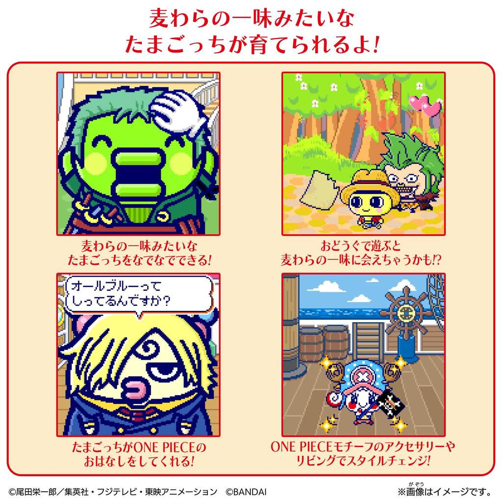 Tamagotchi Tamasuma Card One Piece Friends 6 Years Old or (Target Age Older)