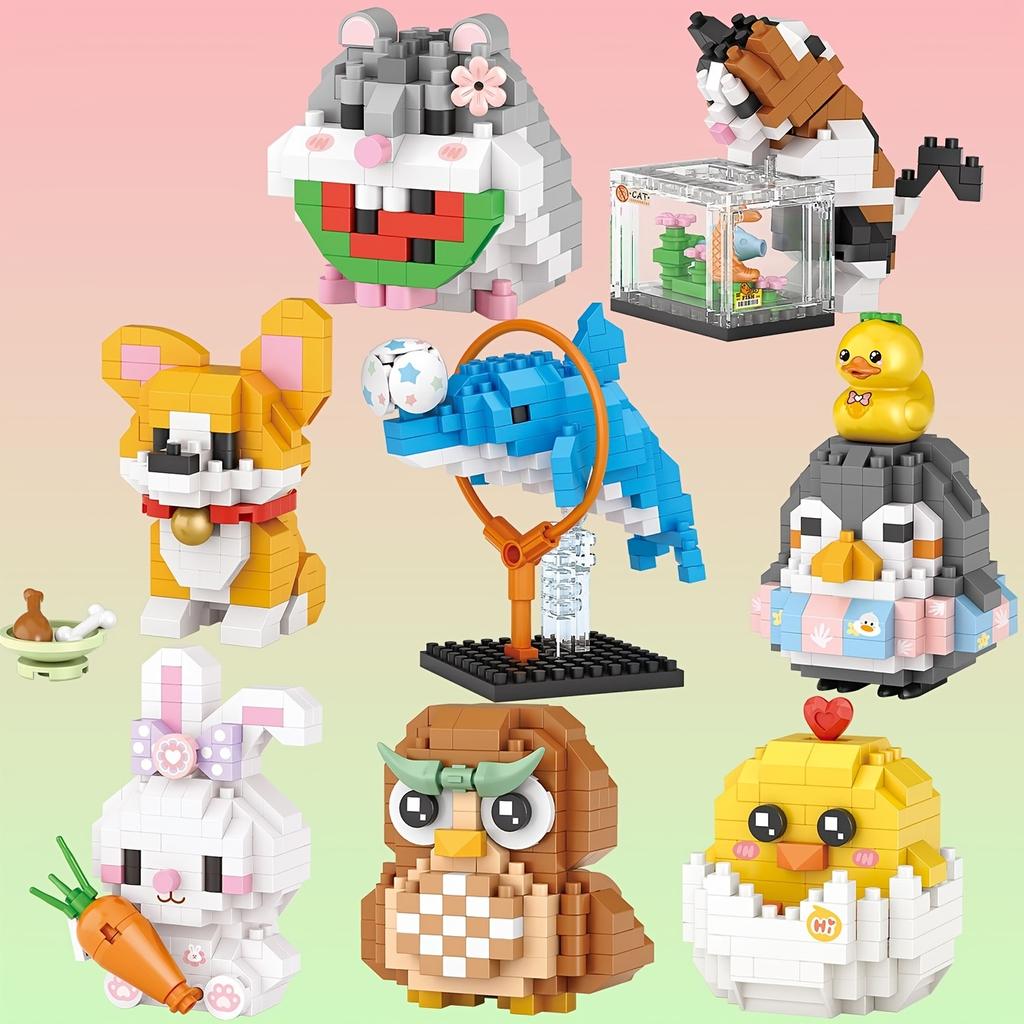 Build Your Own Zoo - Micro Mini Building Blocks For Kids' Birthday & Christmas Gifts!