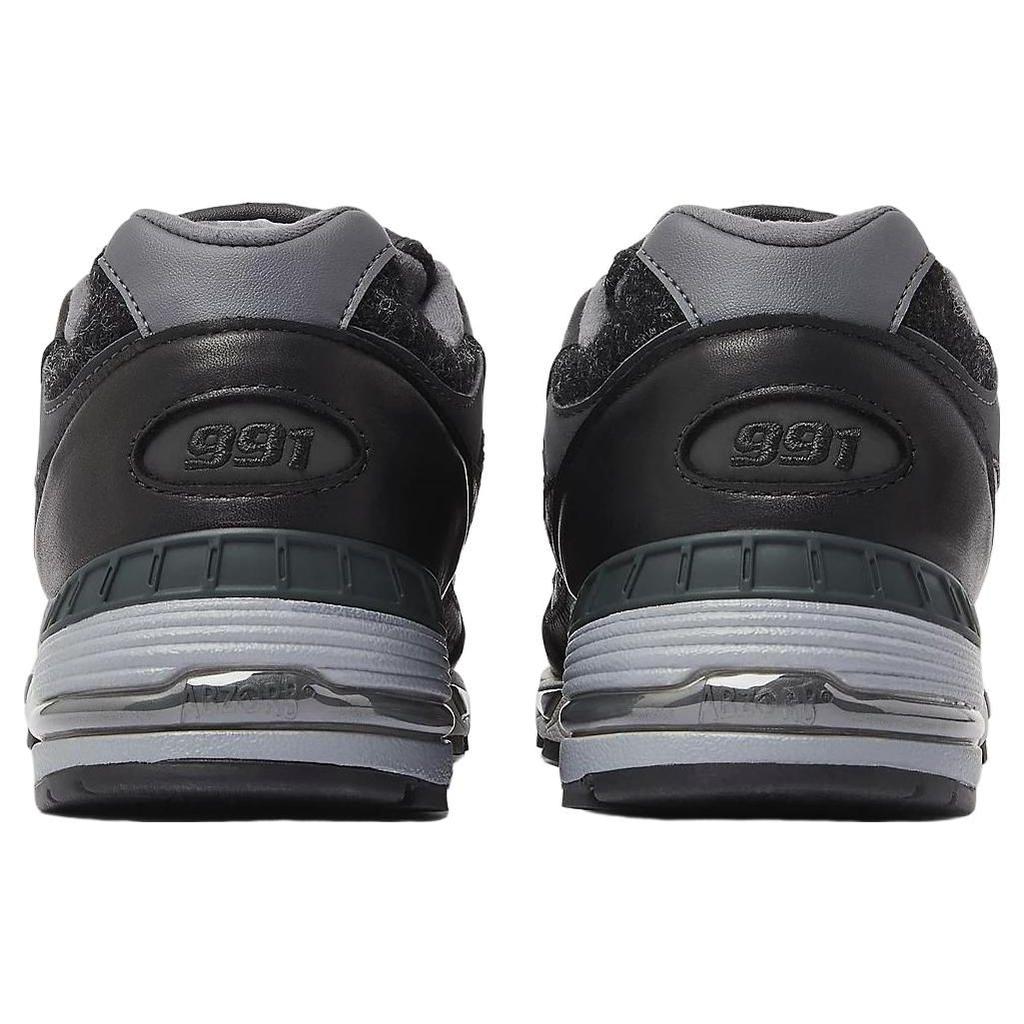New Balance 991 Made In England Harris Tweed Men Sneakers Black Magnet Smoked-Pearl M991DJ