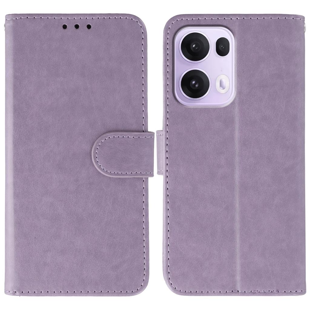 For Oppo Reno13 Pro 5G Case PU Leather Flip Wallet Phone Cover with Strap
