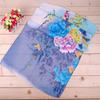 Fashion Peonyflower Georgette Scarfs For Women Lightweight Long Thin And Soft Sheer Scarfs Shawls Wraps Beach Kerchief Foulard