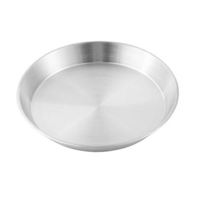 Assiette à dîner ronde en métal et acier inoxydable, plateau de filtre à huile pour la cuisson, la friture, la cuisson et l'égouttage