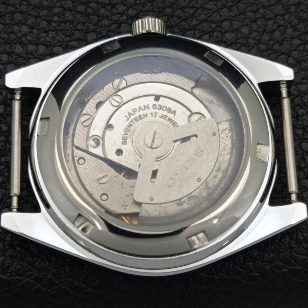 AUTOMATIC VINTAGE REFURBISHED SEIKO 5 JAPAN 6309A MENS GREEN WATCH a441220-4 Sk-a441220