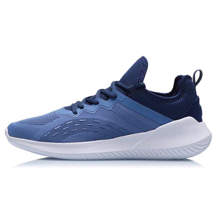 

Кроссовки Li Ning с амортизацией, амортизацией, нескользящие, прочные, с низким верхом, мужские кроссовки Jiangshui-Blue ARHP101-2