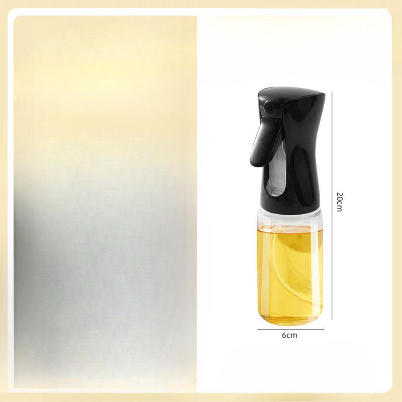 

Нова Пляшка-спрей для олії з потовщеного скла для домашньої кухні, аерофритюрниці та барбекю 200ml чорний