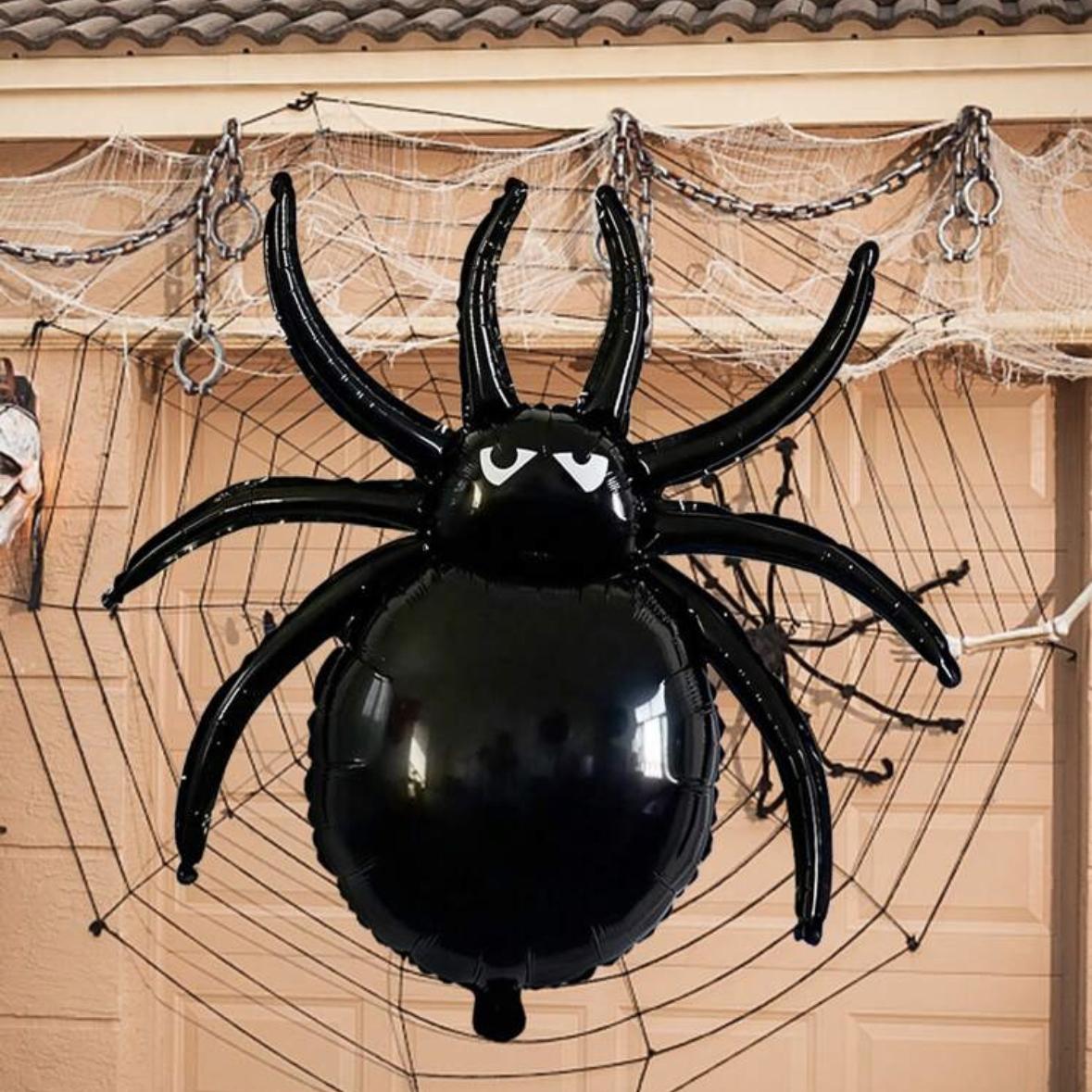 

2pcs Halloween Black Spider Foil Balloons Birthday Halloween Party Home Decorations Accessories Spider&2pcs