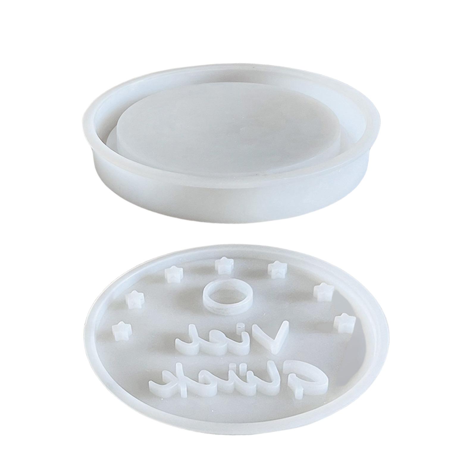 

Silicone Mold For Making Round LED Candle Holders Smooth Surfaces Heat Resistant Suitable For Home Decoration And Gifts