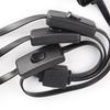 OBD2 Splitter Verlängerung 1 auf 3 mit Schalter Y-Kabel Stecker Zweiports auf Buchse GPS Auto Diagnoseanschluss