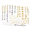 80pcs Hair Braids Dreadlock Accessories Multifunctional Crystal Rhinestone Dreadlock Accessories