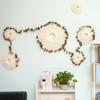 Flower Garland Fake Rose Vine Artificial Flowers Hanging Rose Ivy Hanging Basket