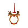 Christmas Wooden Photo Hanging Ornament for Holiday Tree and Wall Decor