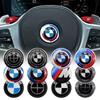 BBIO8 45MM Car Steering Wheel Badge Emblem Sticker Auto Styling For BMW 1 3 5 7 Series M Performance 50TH Emblem M3 M5 X1 X3 X5 X6 E46
