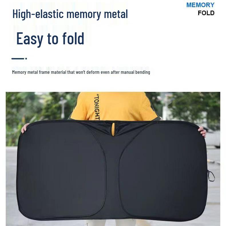 Tesla Model 3/Y Folding Front Windshield Sunshade 240T