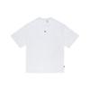 Solid Color Loose Round Neck Short Sleeve Couple Style White Men's 10020975-A01