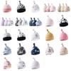 Breathable Baby Bonnet Hat Cotton Newborns Earflap Bonnet Fetal Caps Comfortable Headwear for 0 To 3 Months Unisex