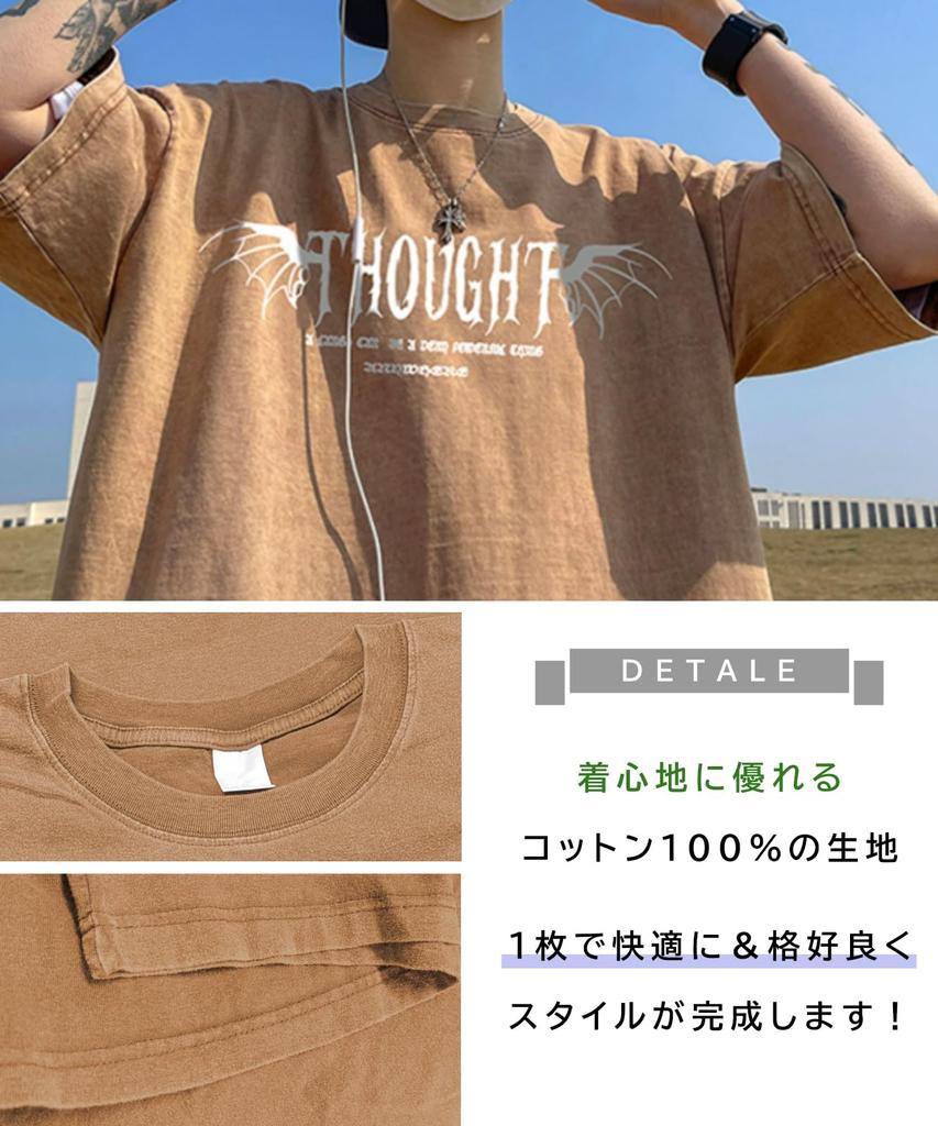 [J.STORE] Men's Oversized Short Sleeve Summer T-Shirt with Illustrated Print, Loose Fit, Street Style, Casual Wear, Purple, Size 5S-J08-PU2XL