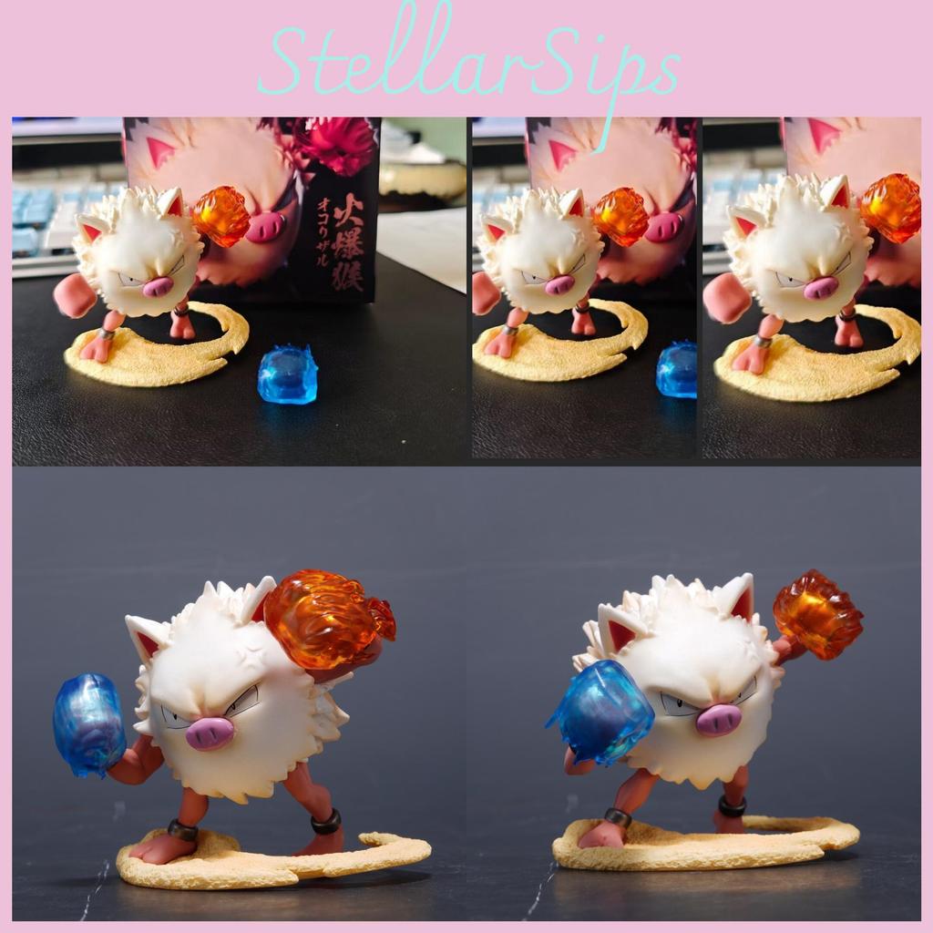 Primeape Elf Fighting Boxing Doll Ornament Model Figure Toy Decoration