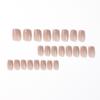Wearable Nude Pearl Glitter Manicure: High-Quality Detachable False Nail Tips