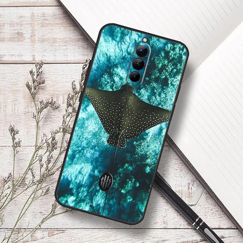 Animal Manta Ray Case For ZTE Nubia Red Magic 10 Air 6S 7S 6 7 Pro RedMagic 8 9 8S 9S 10S 11 Pro Plus Cover