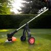Rasentrimmer Stützrad Verstellbar Garten Rasenmäher Stütze Hilfsrad Universal Elektrischer Rasenmäher Zubehör