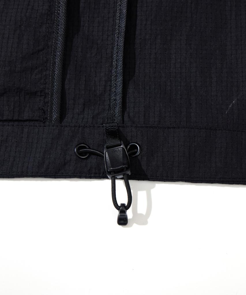 Kalapatthar Multi Pocket Nylon Hooded Vest - Black