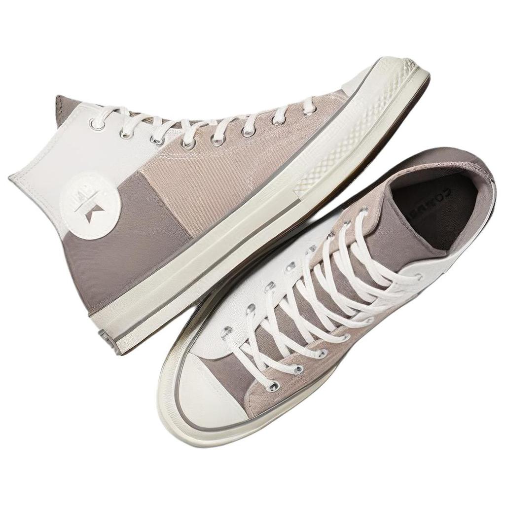 Converse Chuck 70 High Crafted Patchwork - Grey Wonder Stone Unisex Sneakers Origin-Story-Grey A04507C