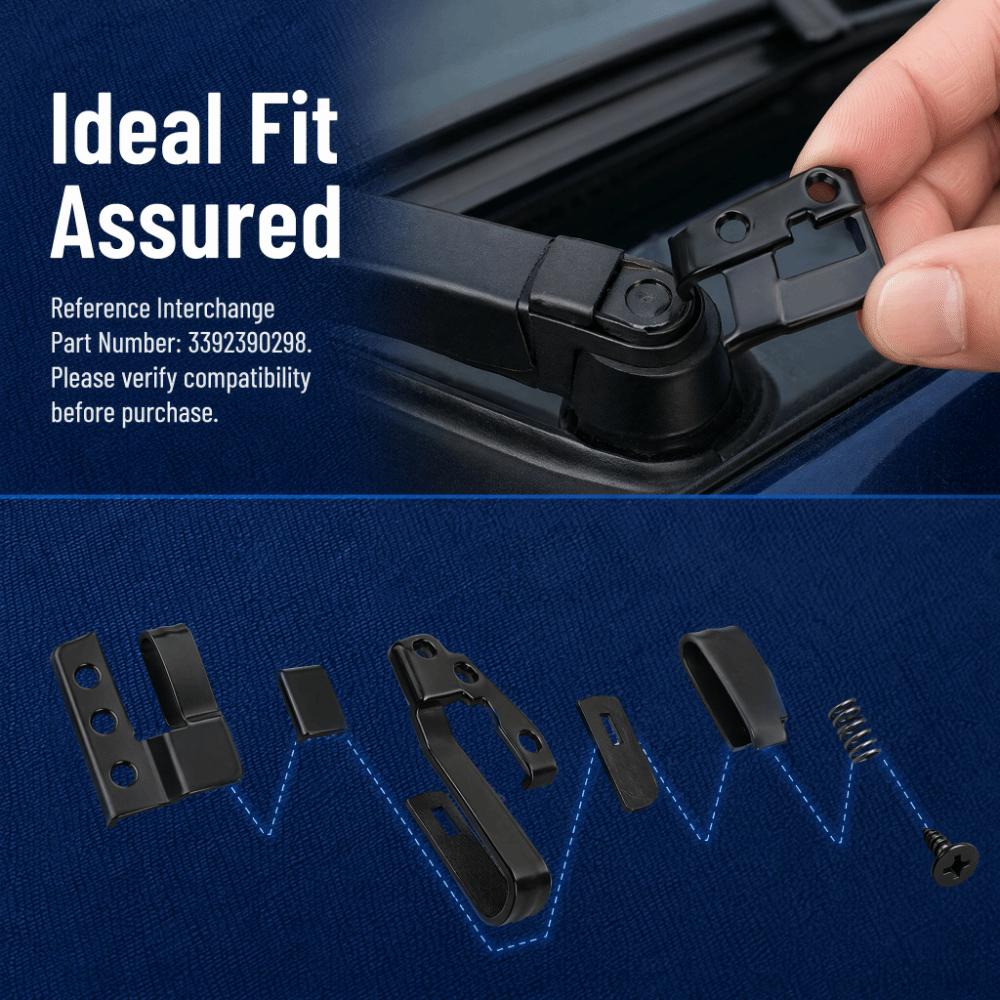 2 Set 3392390298 Ruitenwisser Adapter Zwart Universele Ruitenwisser Converter Ruitenwisserarm Refit