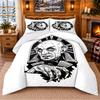Nosferatu Count Orlok Pattern Bedding 3Pcs Set Bed Sheet And Pillowcases For Indoor Bedroom