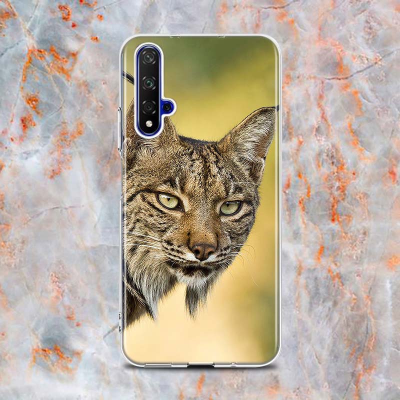 Cute Canada Lynx Silicone Cover For Honor 20 20S 20E 8 8A Prime 8X MAX 8C 8S 7A 7C 7S Pro Phone Case