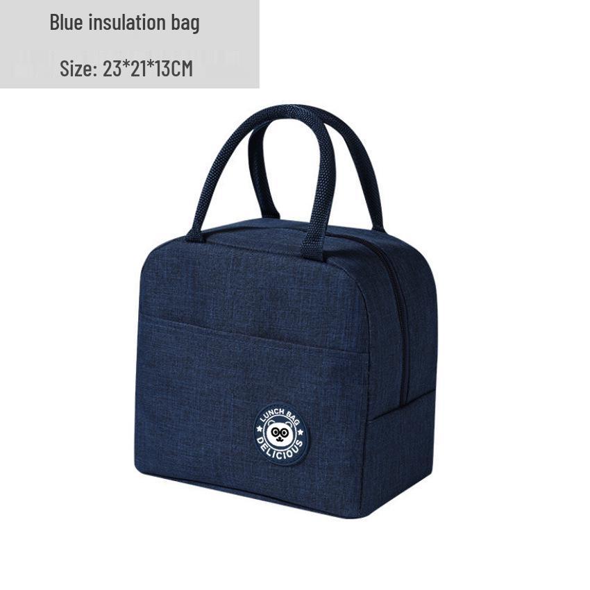 Cute Little Bear Insulated Lunch Bag for Adults, Portable and Durable with Aluminum Foil for Work and Outdoors