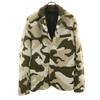 03 by KNITT03 Made In Japan 100% Wool Camouflage Knit Tailored Jacket 3 Men's Used