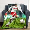 VfB Stuttgart Football Player Flannel Throw Blanket, Soft Warm Sofa Bed Cover, Soccer Fan Home Decor Gift for Living Room Bedroom