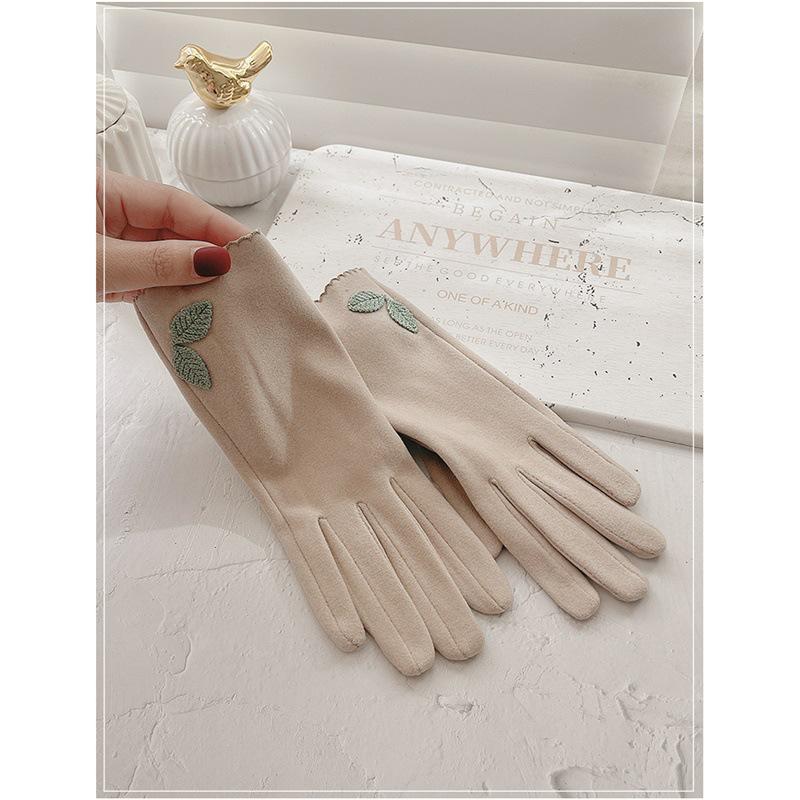 

Women s Winter Touchscreen Riding Gloves - Warm, Fleece-Lined, Non-Slip, Elastic, for Cold Weather One Size