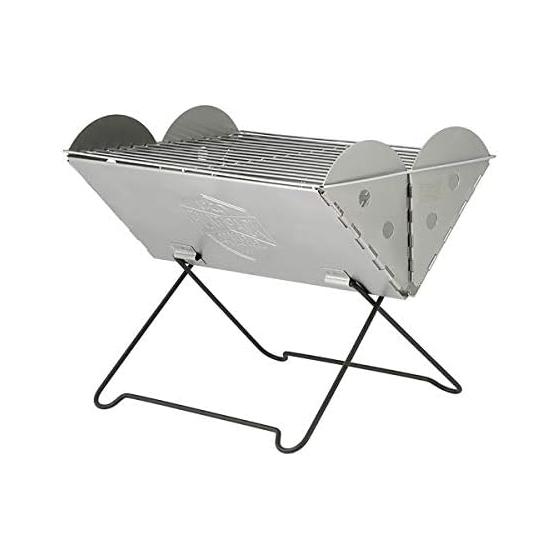 Uco Outdoor Camping Fire Stand Mini Flat Pack Portable Grill & Fire Pit with Exclusive Storage Case [Genuine Japanese Product]