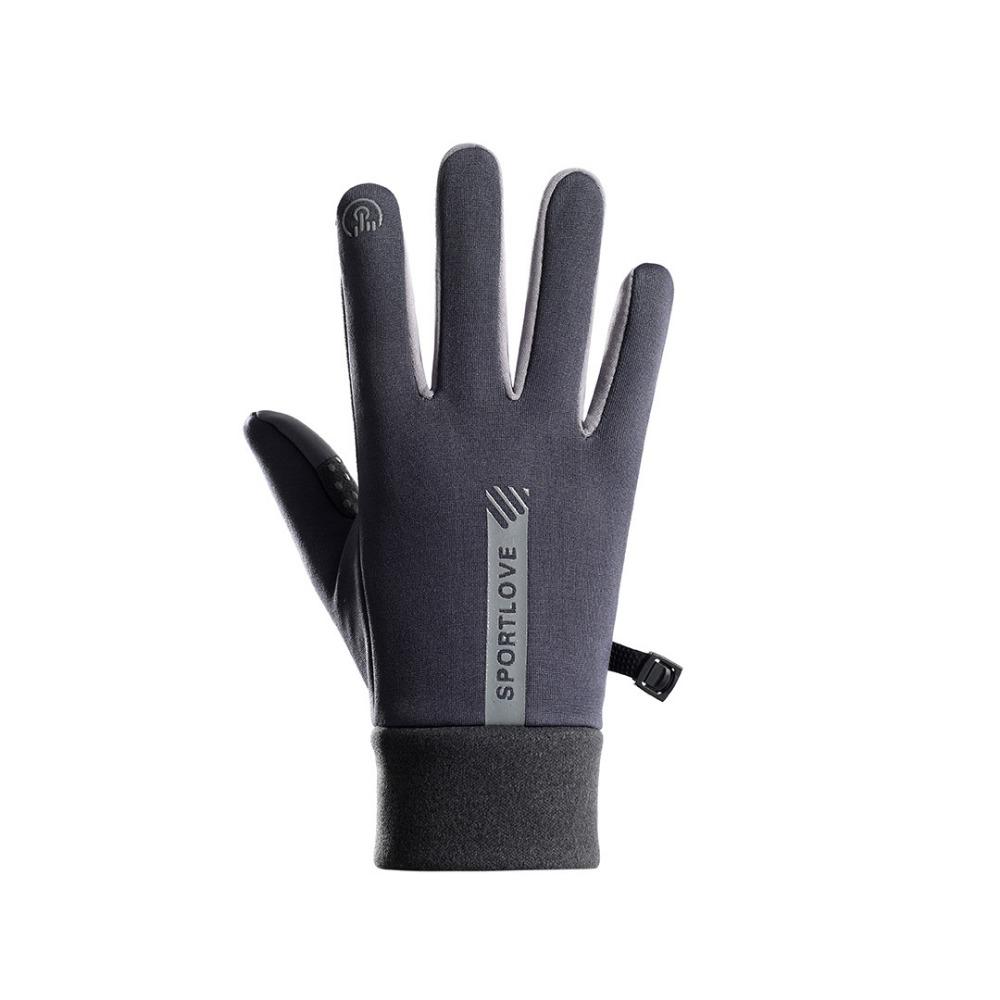 Winter gloves women's warm touch screen electric vehicle riding windproof waterproof men's and women's models fleece thickened non-slip