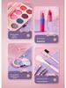 Prinzessin Make-up Set für Mädchen - Kosmetikkoffer mit Lippenstift & Nagellack