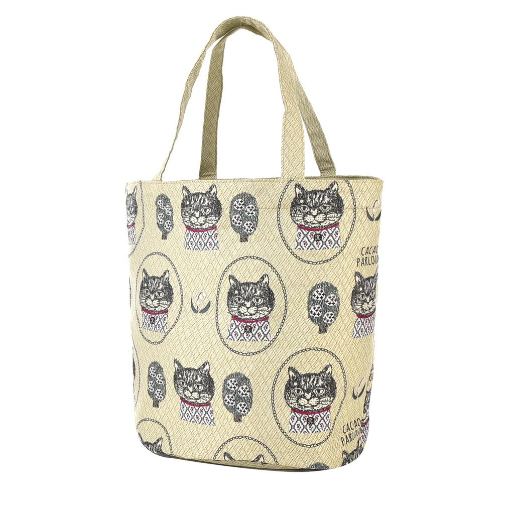 Tote Bag Parlor Gobelin Tote Bag for Women 258160 Yellow [Kusuguru Japan] Suzuran-do