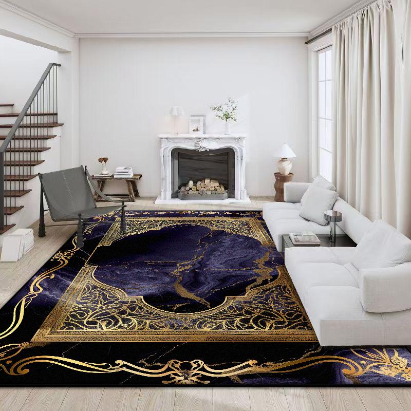 Modern home decoration luxury Carpet living room non-slip large room rugs senior soft Sofa table mat Easy cleaning customizable