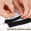 1PACK 1 inch x 32 feet Velcro straps with 50 metal buckles, adjustable fastening cable straps, cut length fastening straps