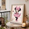 Disney Pearl Painting Minnie Art Pearl Painting Set Pearl Art Painting Wall Decor Handmade Gift Home or Office Decor