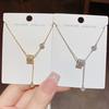 Light Luxury Niche Fashion Versatile Small Waist Four Leaf Flower Necklace