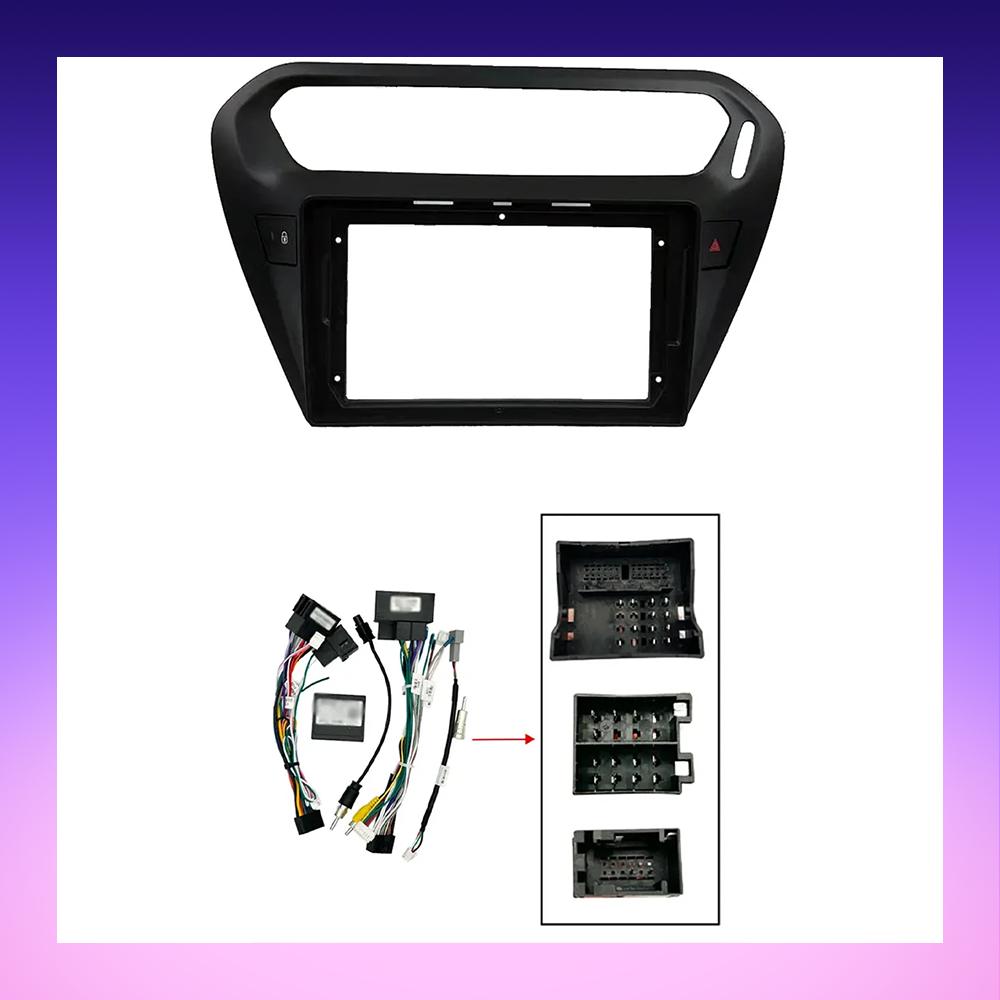 2 DIN Android Carplay Autoradio für Peugeot 301 Citroen Elysee 2014-2016 Multimedia-Player Head Unit Stereo GPS-Navigation BT WIFI 2 + 32 GB