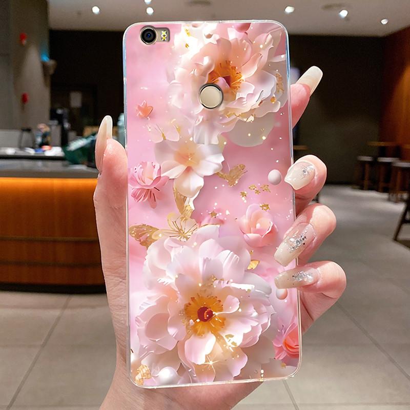 For Xiaomi Mi Max Case Luxury Fashion Butterfly Flower Clear Soft TPU Silicone Back Cover For XiaomiMax Mi Max 1 Max1 Phone Case