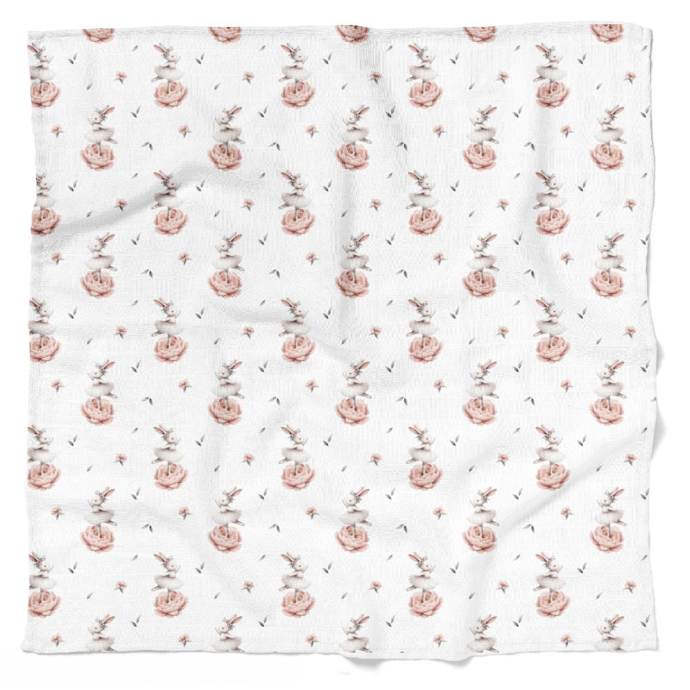 Bamboo diaper 75x75 (bunnies)