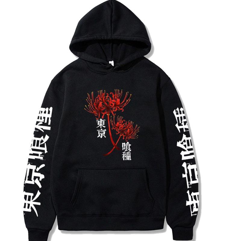 Tokyo Ghoul Men Fashion Hoodies Men Women Hooded Sweatshirts Casual Pullovers Autumn Boys Girls Black Streetwear Hoodie